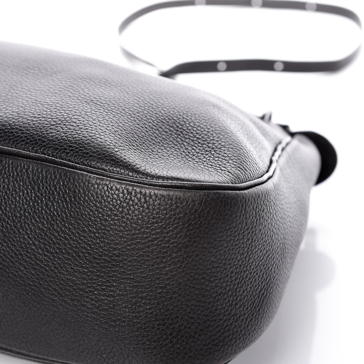 Calfskin Shoulder Bag Black