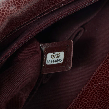 Chanel Crumpled Grained Calfskin Medium CC Crave Flap Bordeaux 8 of 9