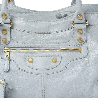 Balenciaga Agneau Giant 12 Gold Hardware Part Time Bleu Dragee 12 of 12