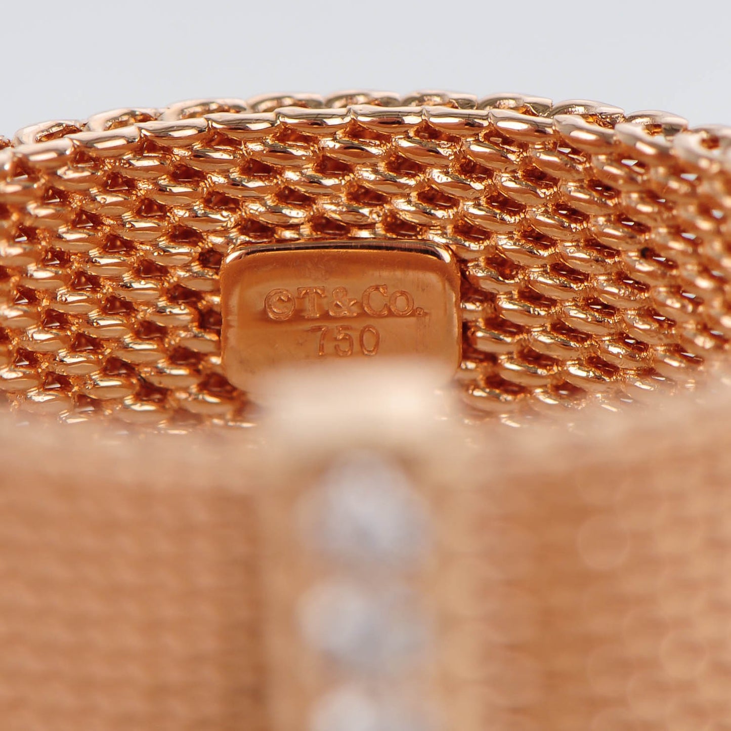 18K Rose Gold 4 Diamond Somerset Ring 5.5