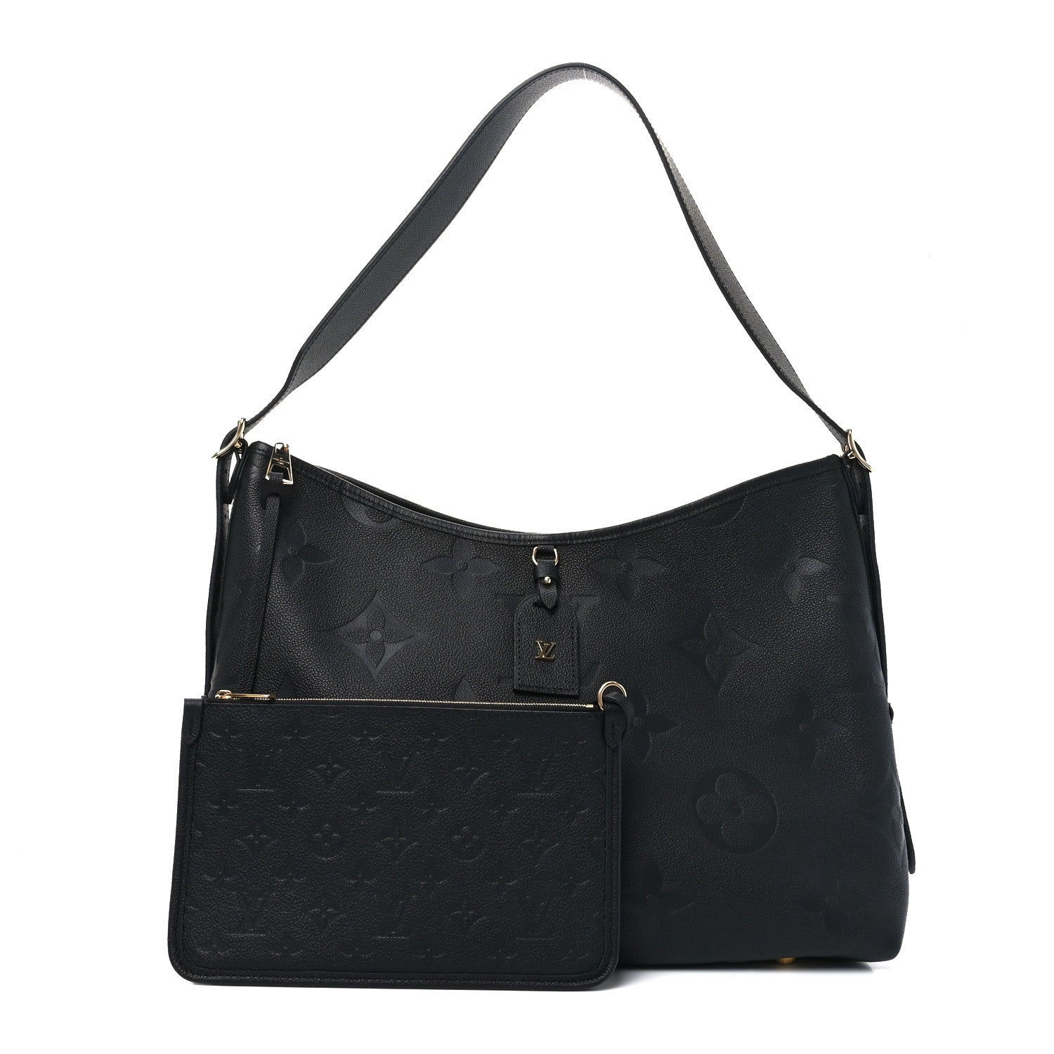 Louis Vuitton Empreinte Monogram Giant CarryAll MM Black 2 of 10
