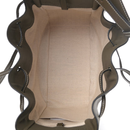 Loewe Calfskin Small Hammock Shoulder Bag Khaki Green 5 of 11