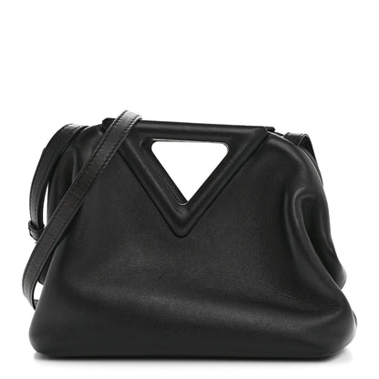 Bottega Veneta Calfskin Small The Point Triangle Bag Black 1 of 13