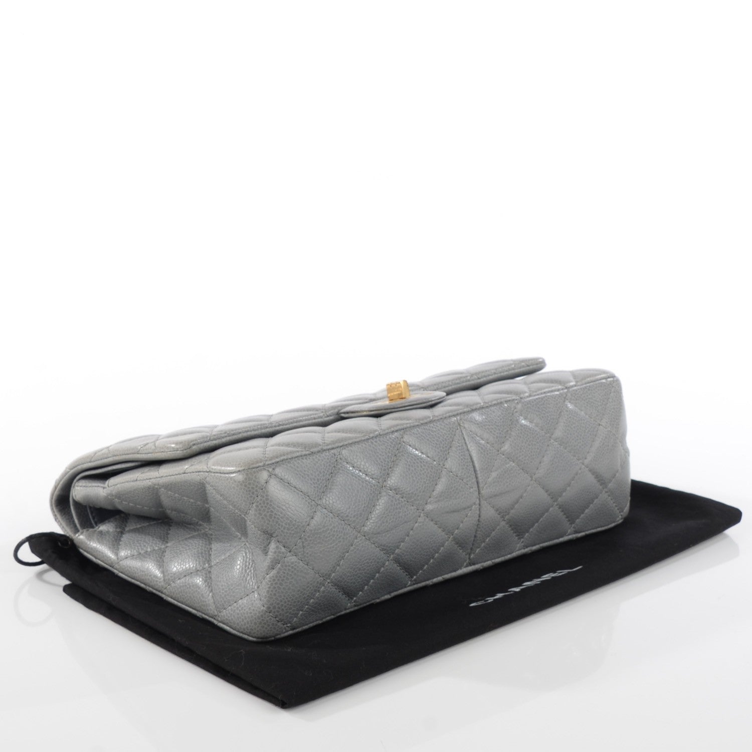 Chanel Caviar Quilted 2.55 Reissue 226 Flap Grey 4 of 8