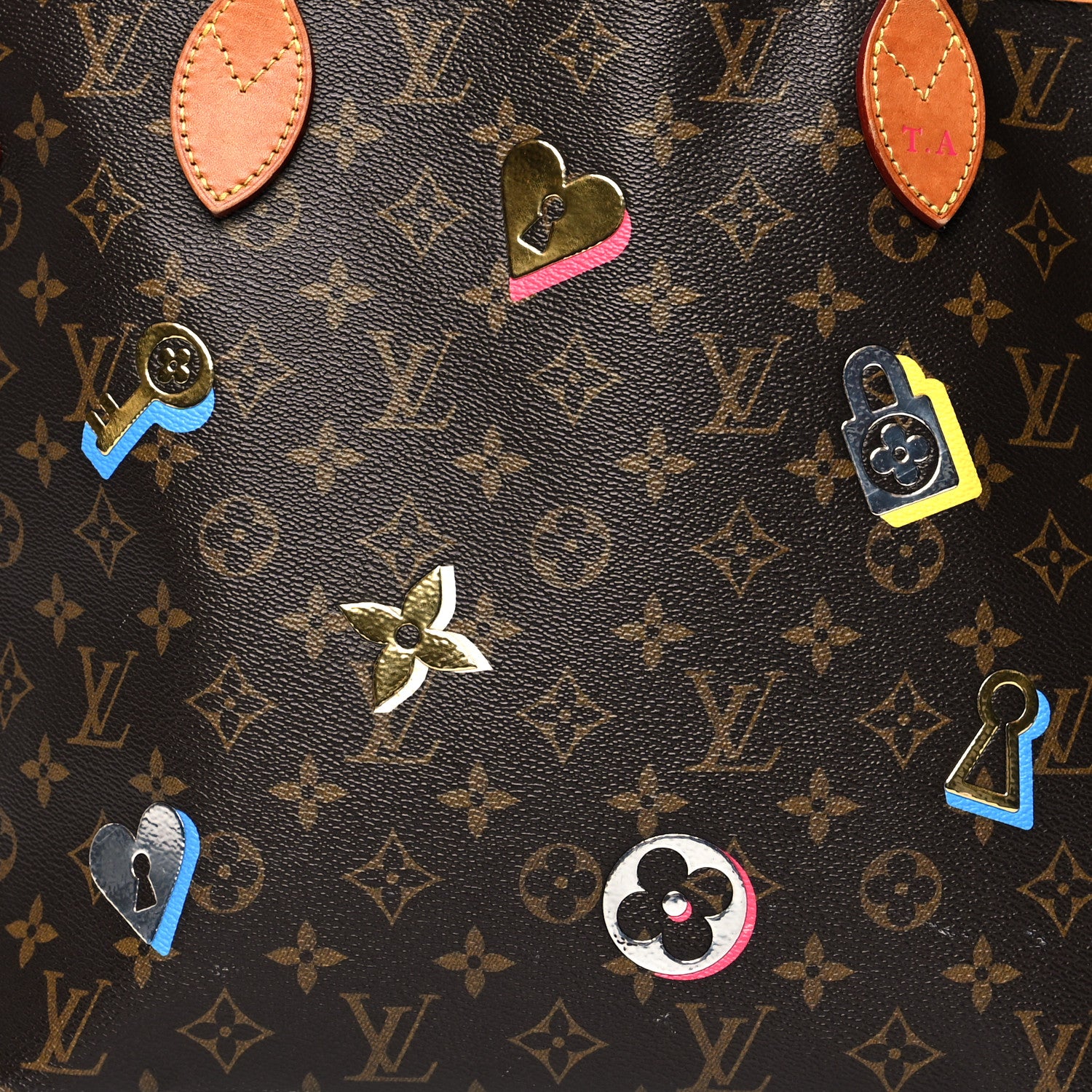Louis Vuitton Monogram Love Locks Neo Neverfull MM 10 of 16