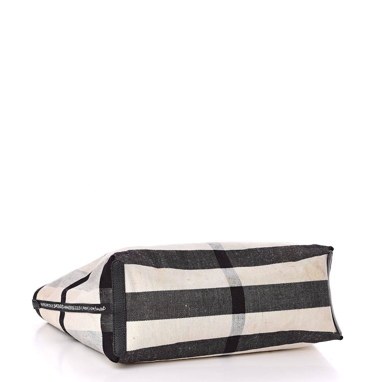 Burberry Coated Canvas Medium Reversible Doodle Tote White Black 6 of 16
