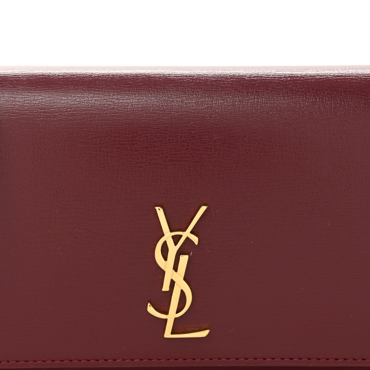 Smooth Calfskin Monogram Phone Holder Crossbody New Dark Bordeaux