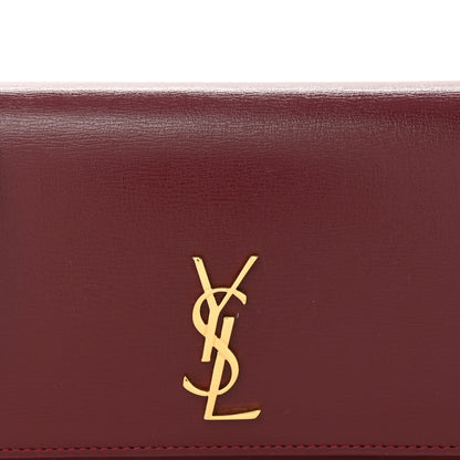Saint Laurent Smooth Calfskin Monogram Phone Holder Crossbody New Dark Bordeaux 8 of 10