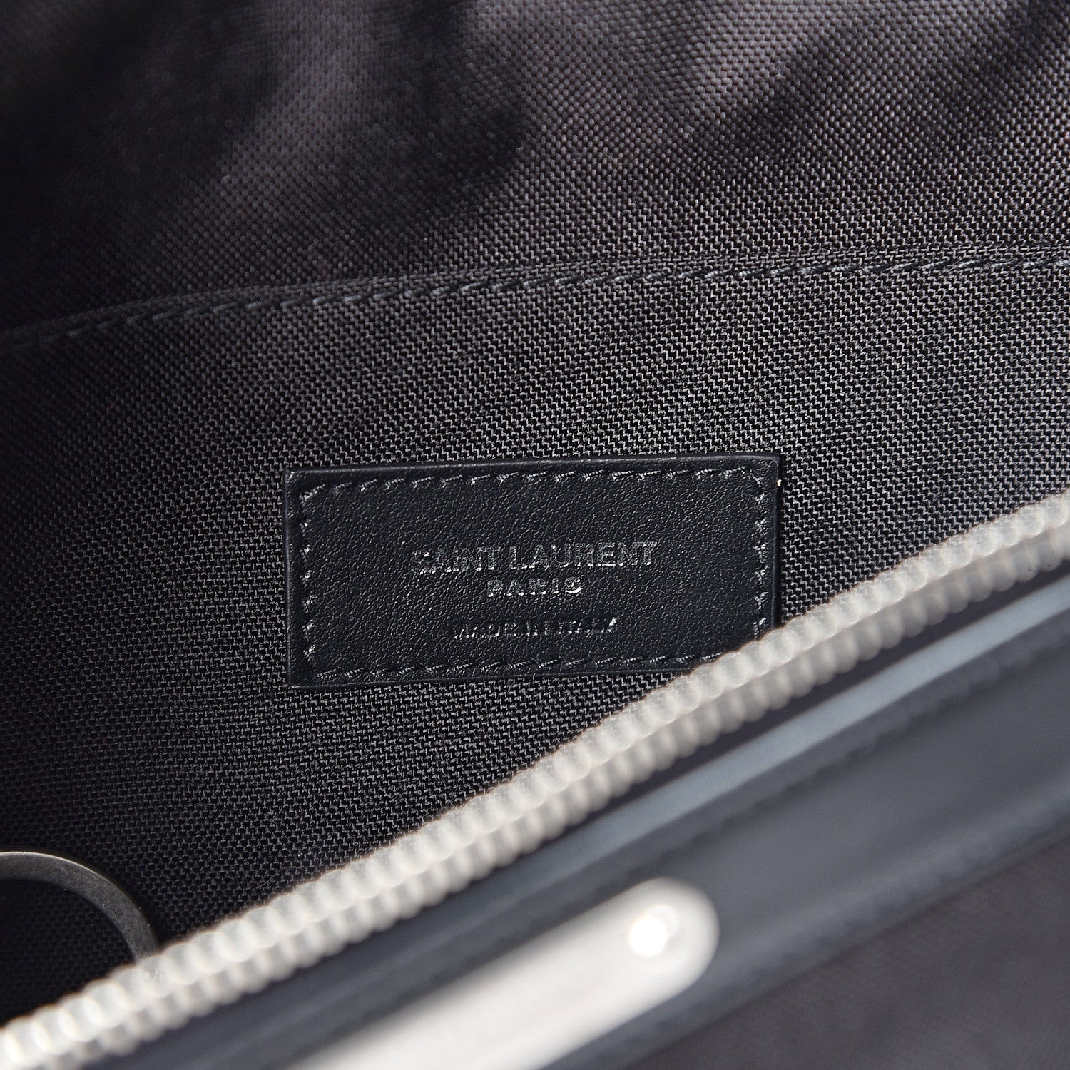 Saint Laurent Canvas Calfskin City Belt Bag Black 5 of 8