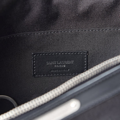 Saint Laurent Canvas Calfskin City Belt Bag Black 5 of 8