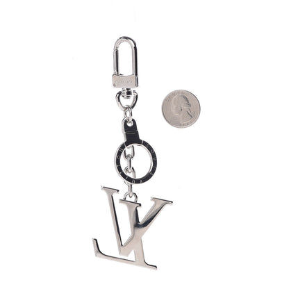 Louis Vuitton LV Facettes Bag Charm Key Holder Silver 2 of 2