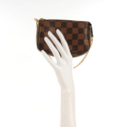 Louis Vuitton Damier Ebene Mini Pochette Accessories 2 of 8