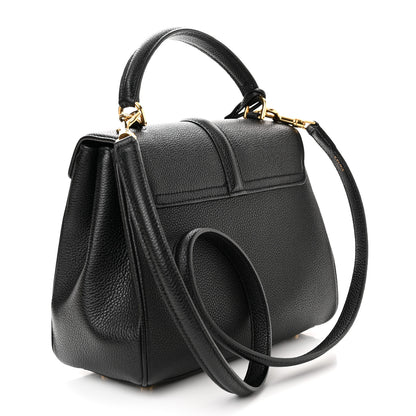 Celine Grained Calfskin Small 16 Top Handle Bag Black 3 of 12