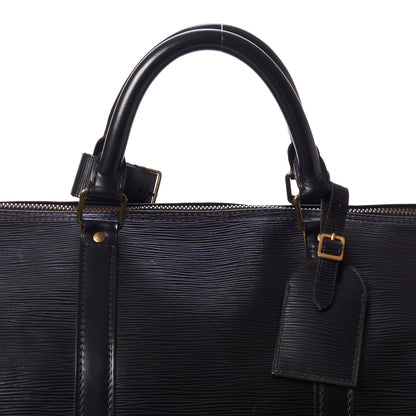 Louis Vuitton Epi Keepall 60 Black 7 of 9