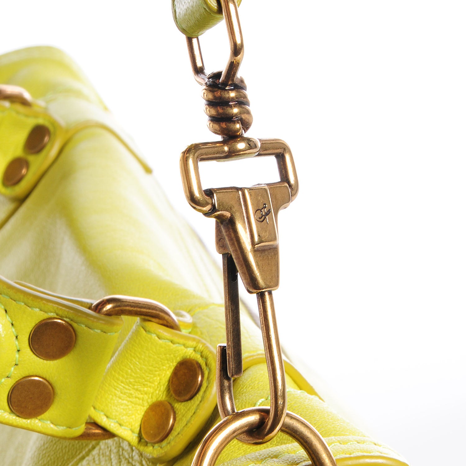 Proenza Schouler Lambskin PS1 Medium Satchel Lemon 4 of 14