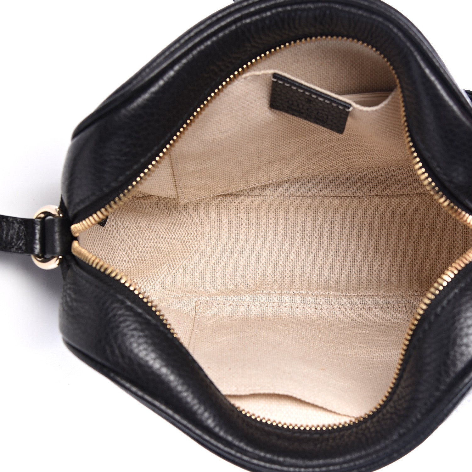 Gucci Pebbled Calfskin Small Soho Disco Bag Black 4 of 10