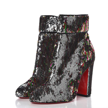 Christian Louboutin Paillettes Moulamax Booties 36.5 Multicolor 4 of 9