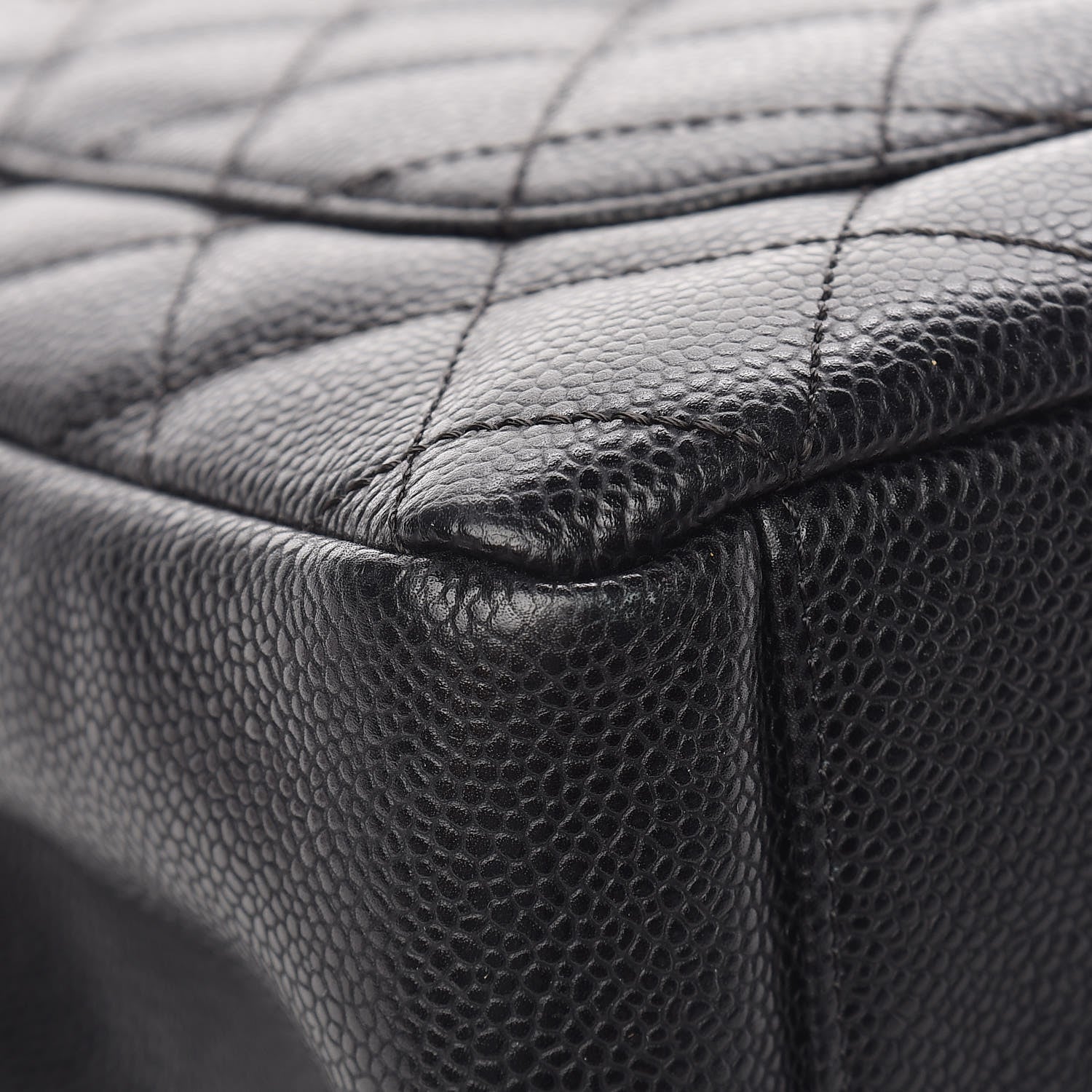 Chanel Caviar Quilted Grand Shopping Tote GST Black 14 of 15