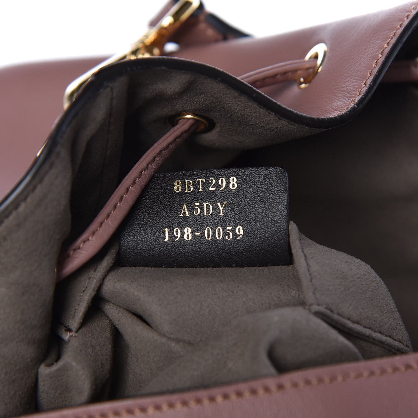 Vitello Grace Matte F is Fendi Grande Mon Tresor Bucket Bag English Rose