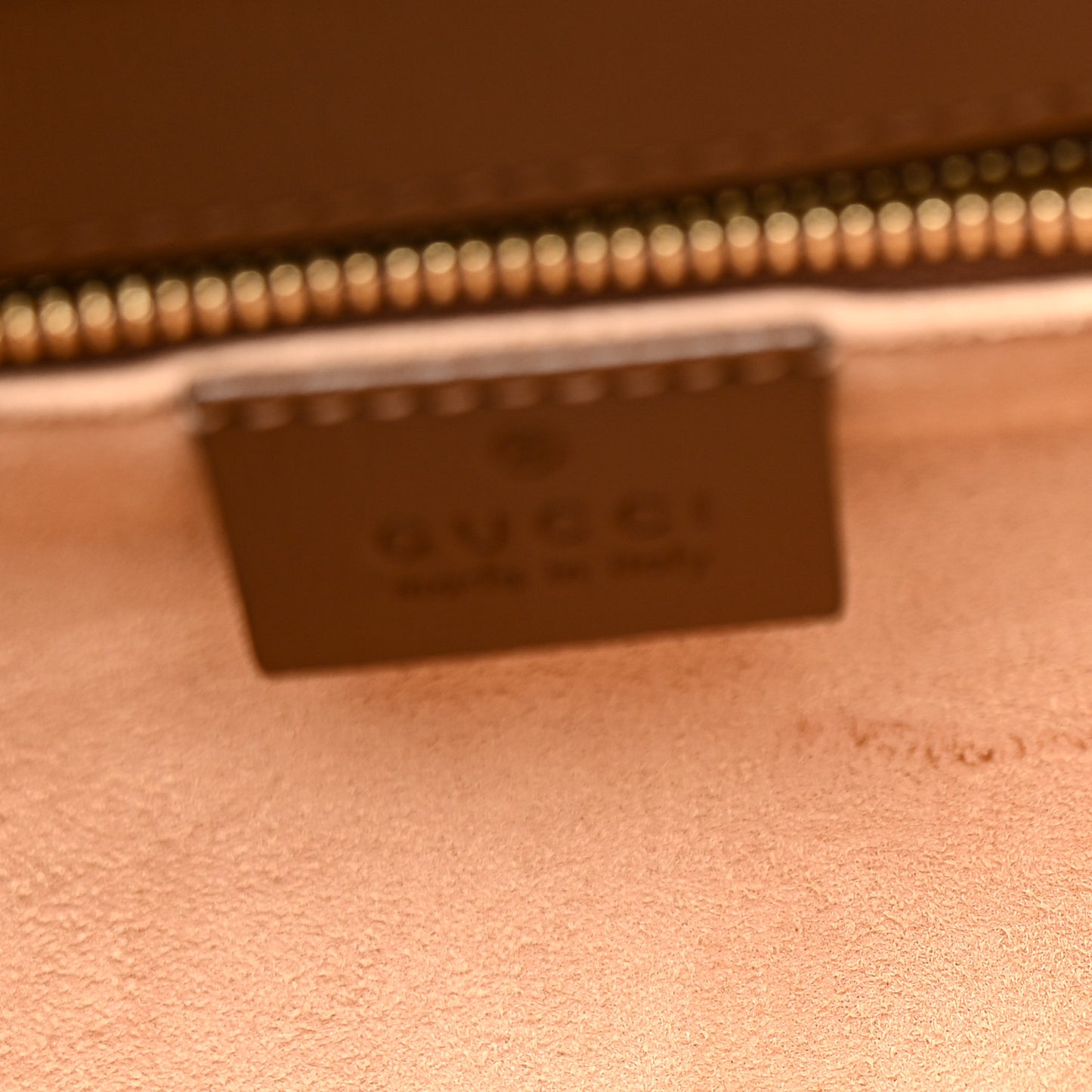 GG Supreme Monogram Horsebit 1955 Shoulder Bag Beige Brown Sugar