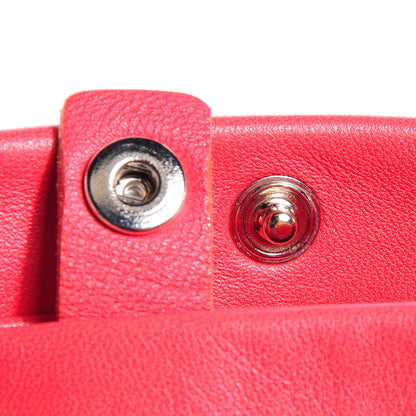 Hermes Milo Lambskin Clou De Selle Pouch Rose Tyrien 12 of 12