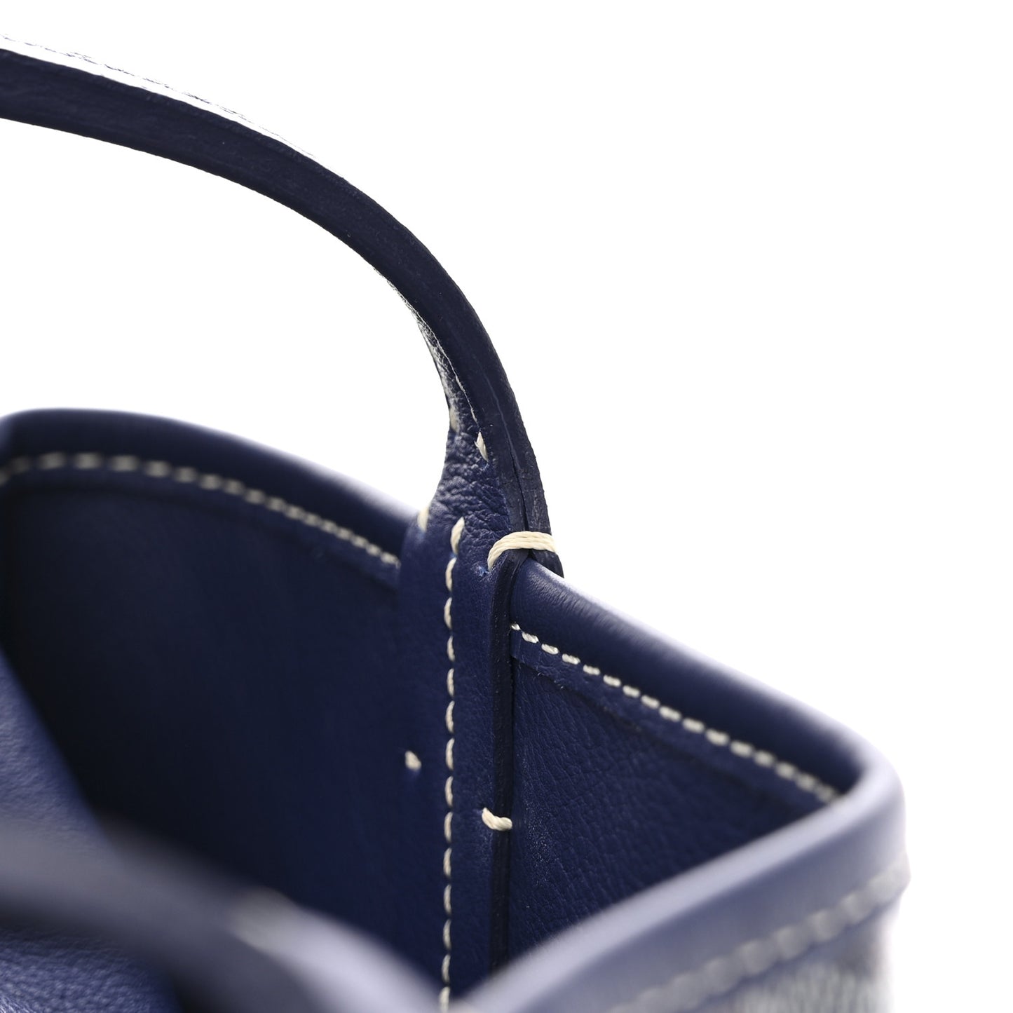 Goyardine Reversible Mini Anjou Navy