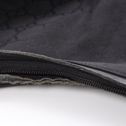 Gucci Nylon Monogram Hobo Black 10 of 11