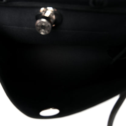 Hermes Military Toile Vache Hunter Herbag Zip Retourne 31 PM Black 6 of 11