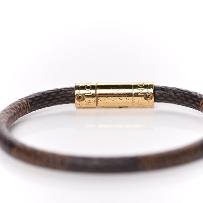 Louis Vuitton Damier Ebene Keep It Bracelet 17 4 of 5