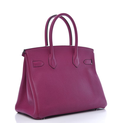 Hermes Togo Birkin 30 Rose Pourpre 3 of 18