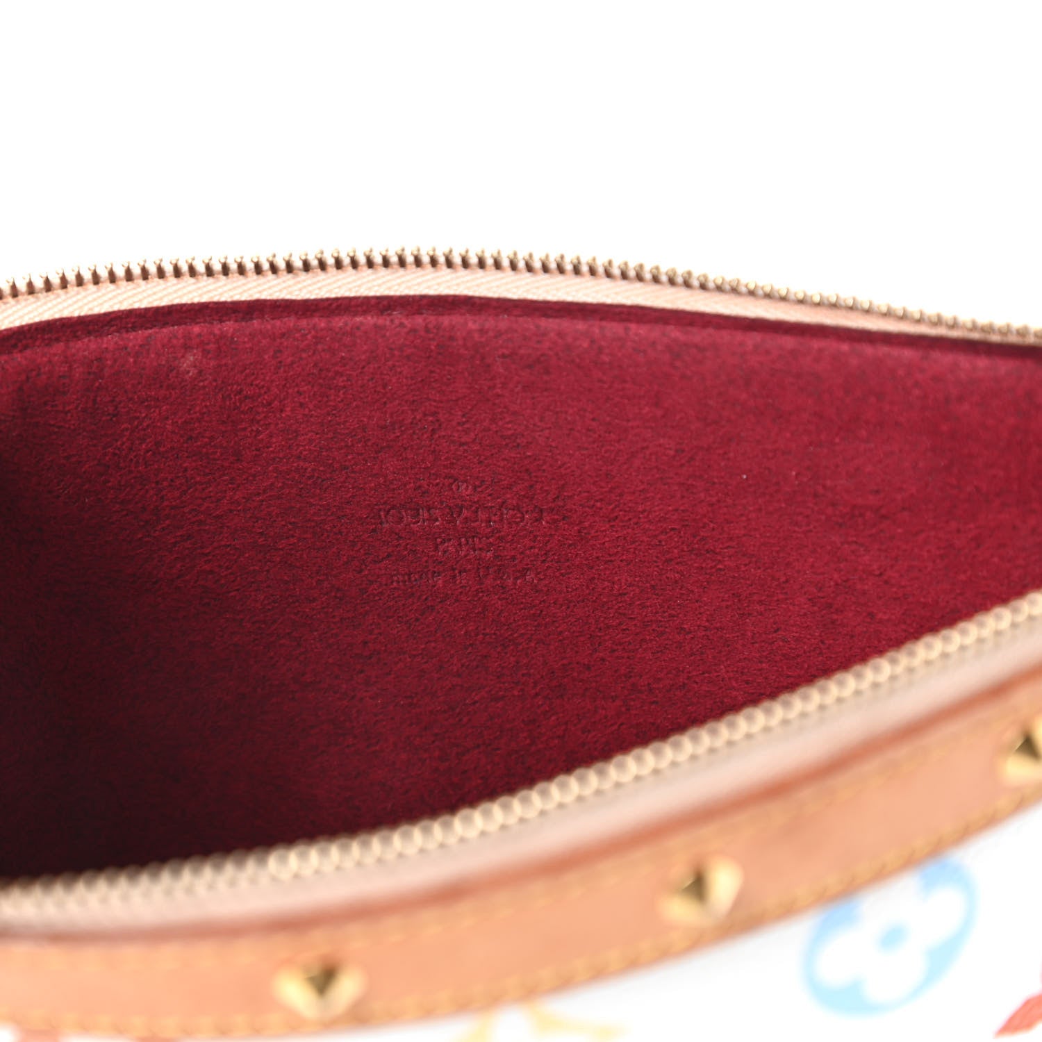 Louis Vuitton Monogram Multicolor Pochette Accessories White 9 of 11