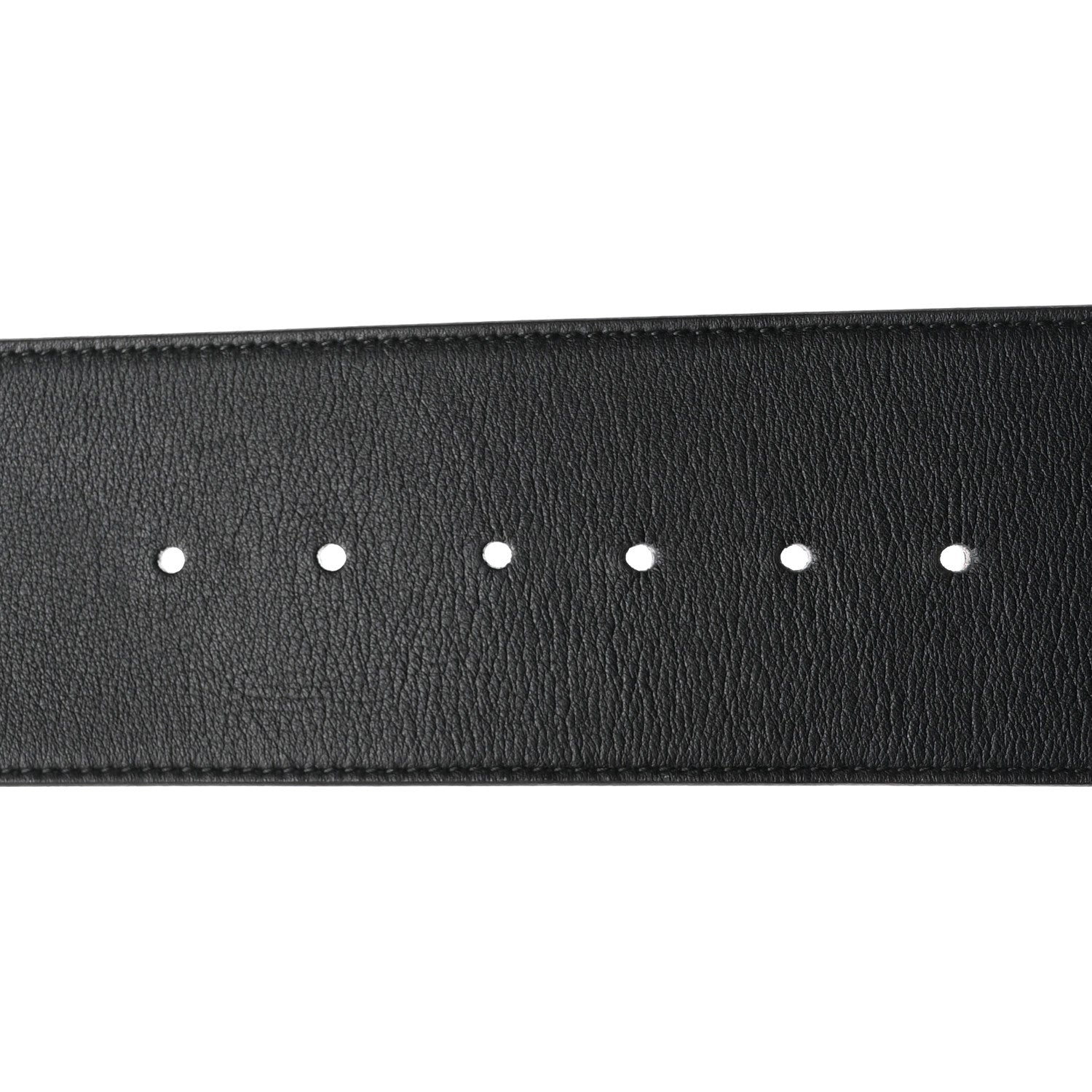 Gucci Moon Calfskin Pearl Double G 70mm Belt 90 36 Black Cream 3 of 6