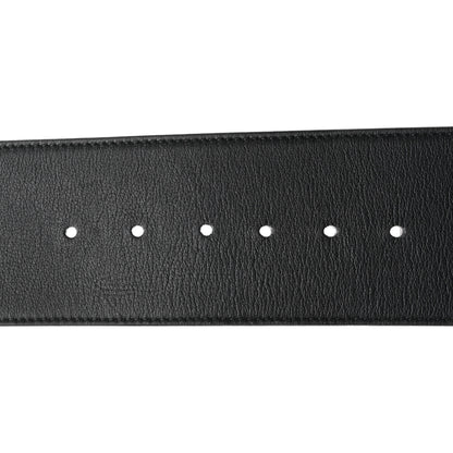 Gucci Moon Calfskin Pearl Double G 70mm Belt 90 36 Black Cream 3 of 6
