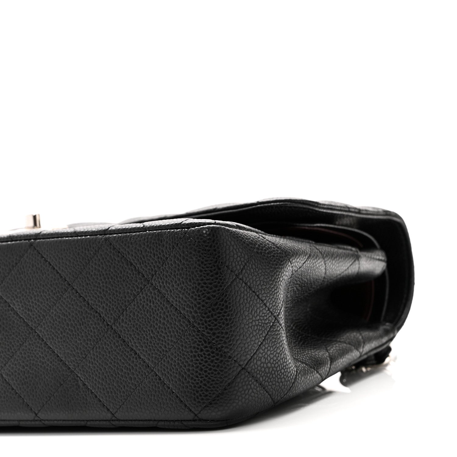 Chanel Caviar Quilted Jumbo Double Flap Black 10 of 11