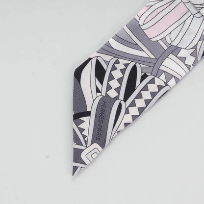 Hermes Silk Les Flots Du Cheval Twilly 3 of 6