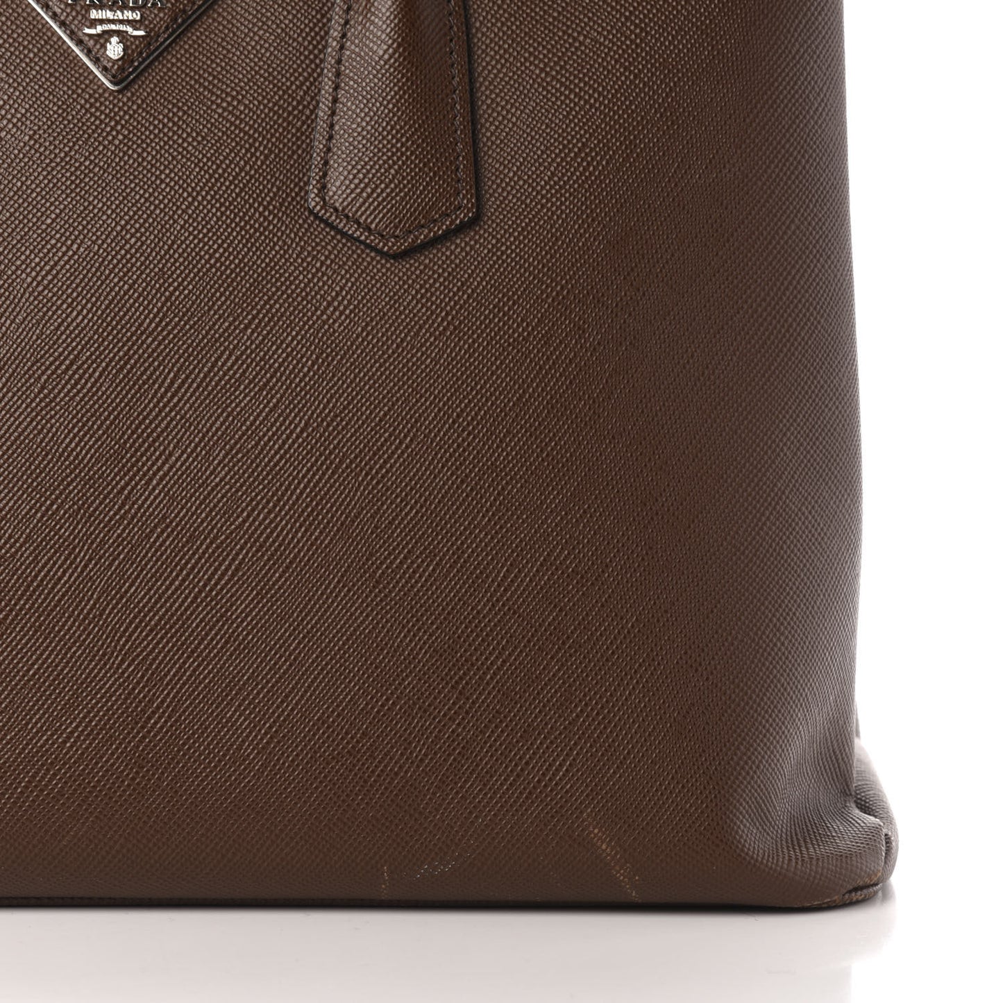 Saffiano Cuir Twin Tote Cacao