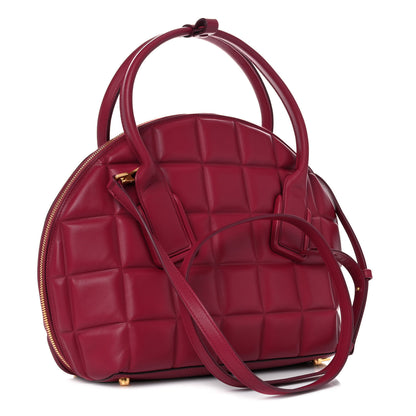 Bottega Veneta Butter Calfskin Padded Swoop Amaranto 3 of 8