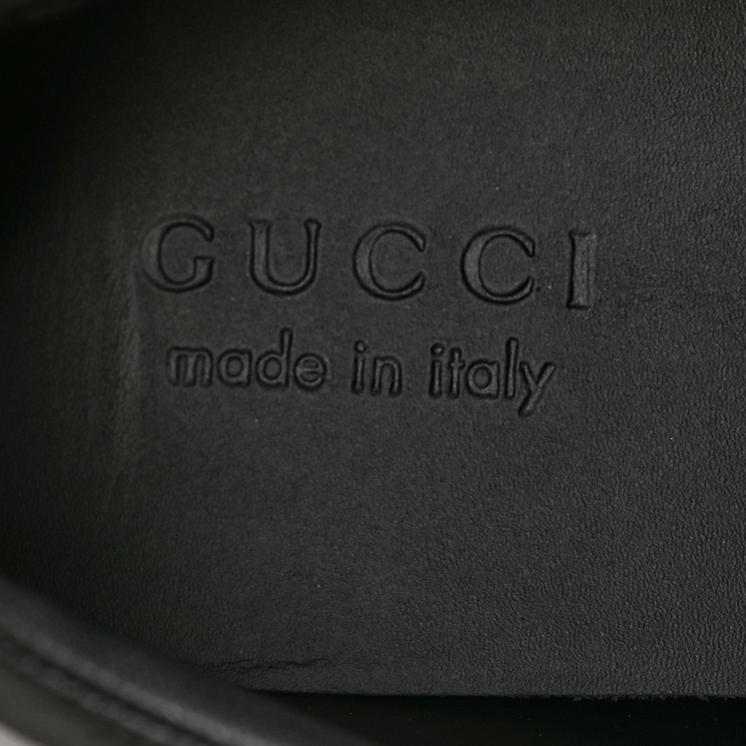 Gucci GG Supreme Monogram Quebec Calfskin Retro Interlocking G Mens Platform Derby Loafers 8.5 Black 6 of 11
