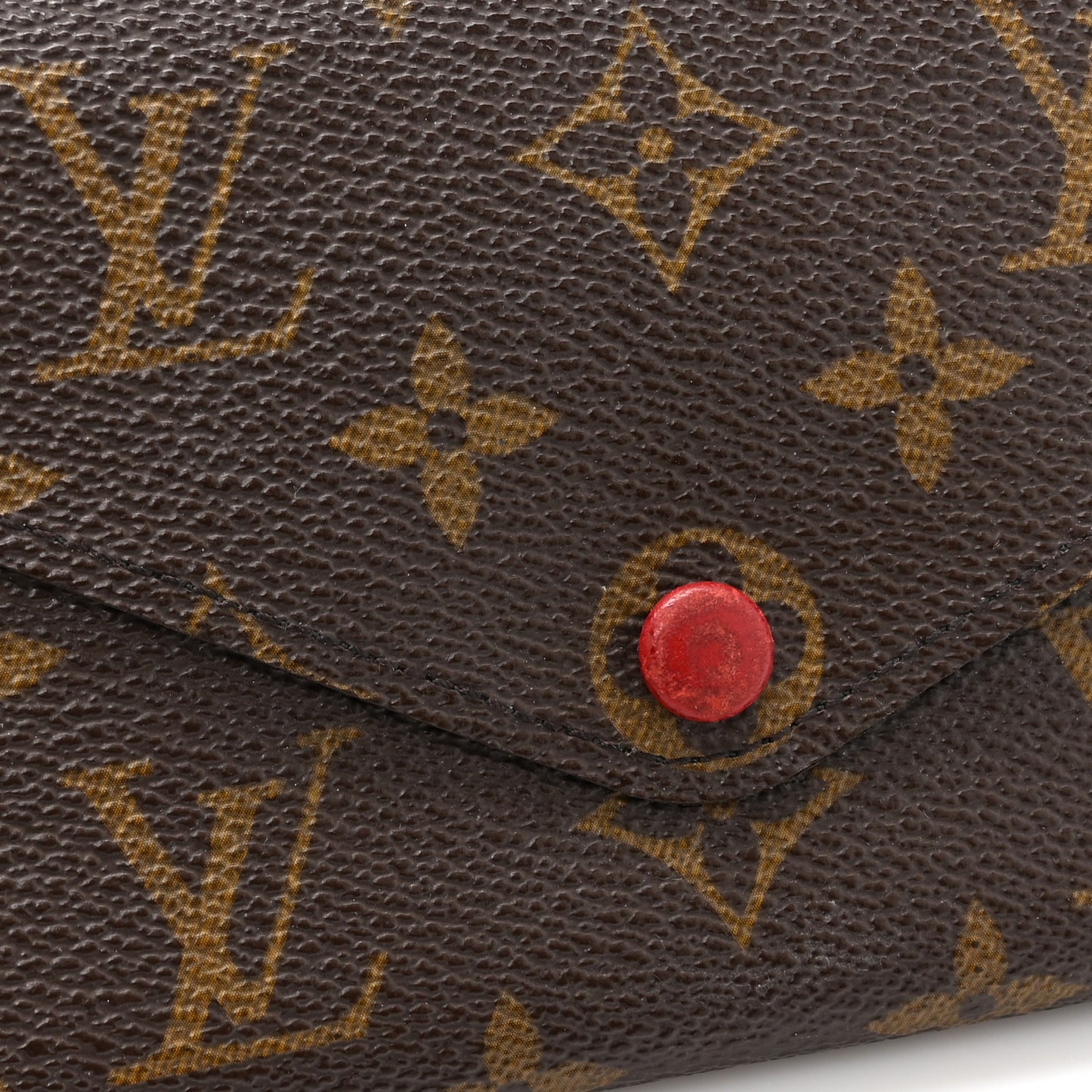 Monogram Josephine Wallet Red