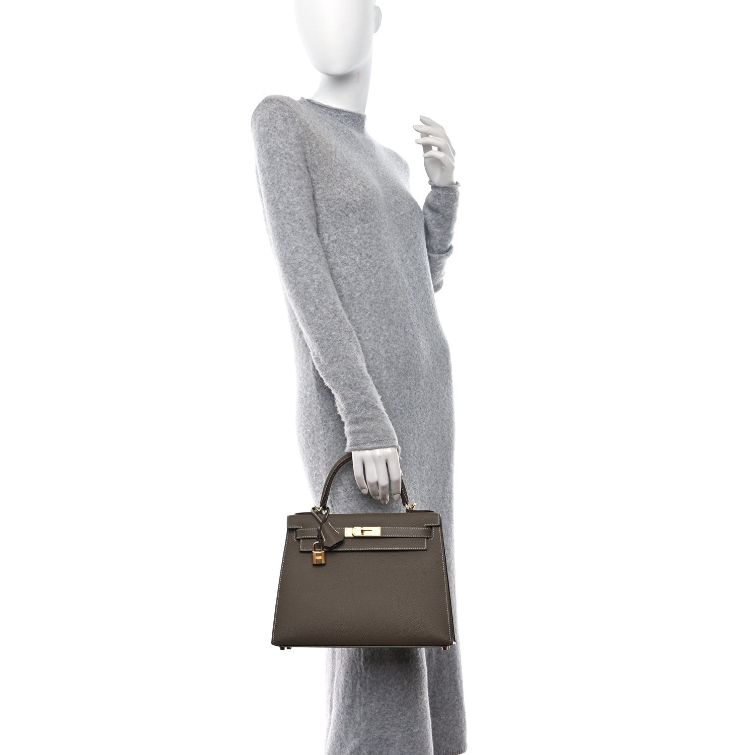 Hermes Epsom Kelly Sellier 28 Etoupe 2 of 10