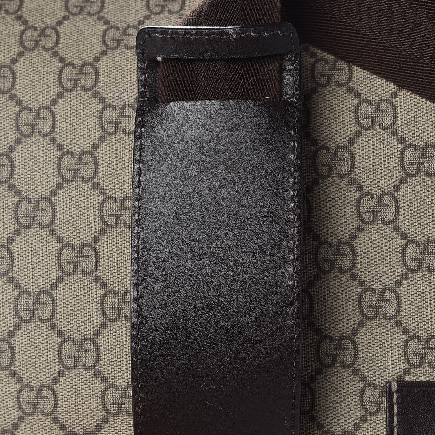 Gucci GG Plus Monogram Messenger Diaper Bag Dark Brown 10 of 14