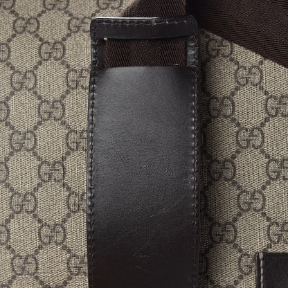 Gucci GG Plus Monogram Messenger Diaper Bag Dark Brown 10 of 14