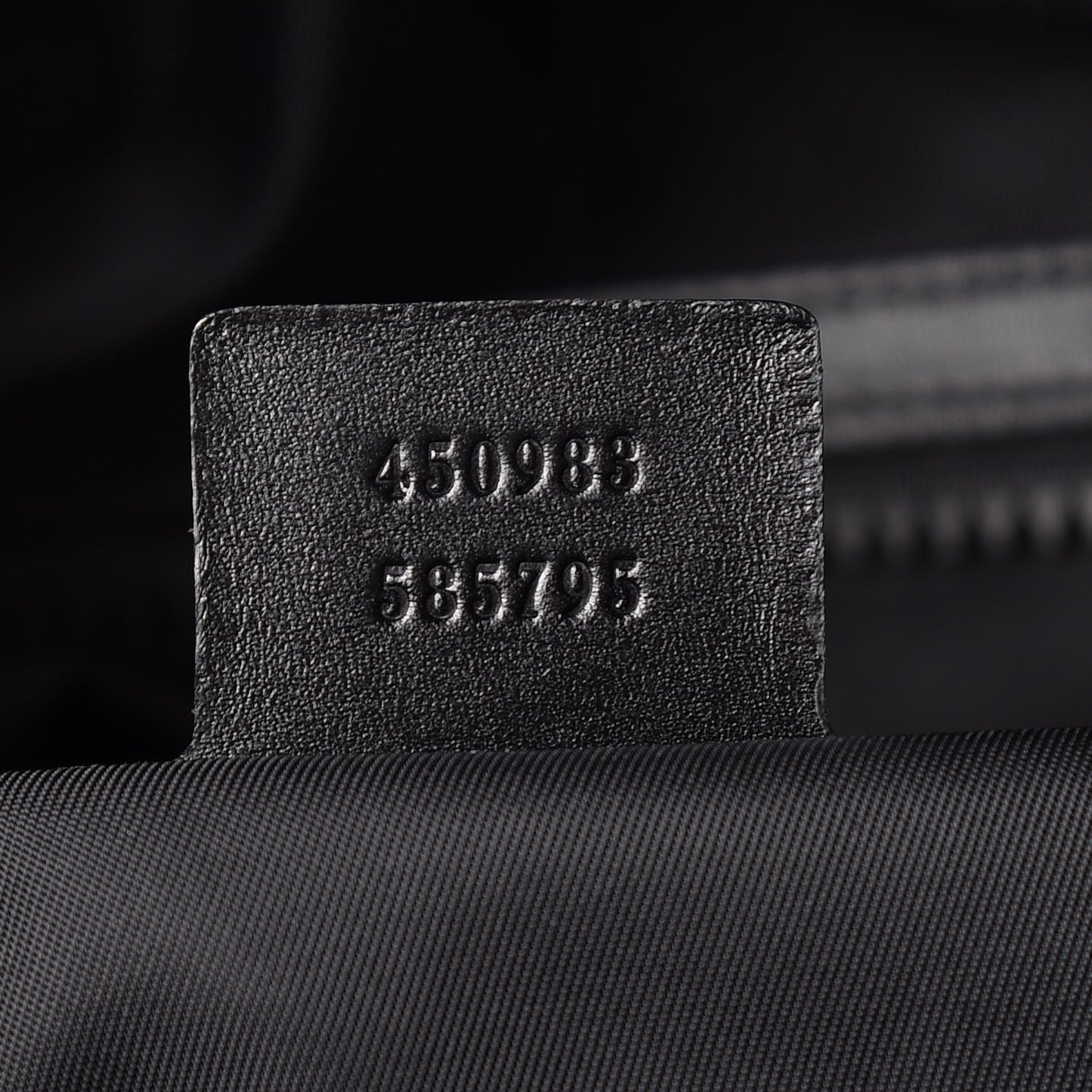 Technical Canvas Web Duffle Bag Black