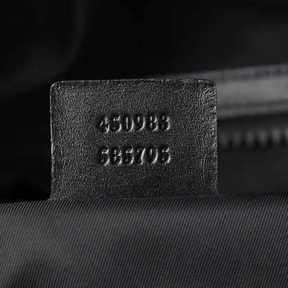 Gucci Technical Canvas Web Duffle Bag Black 7 of 11