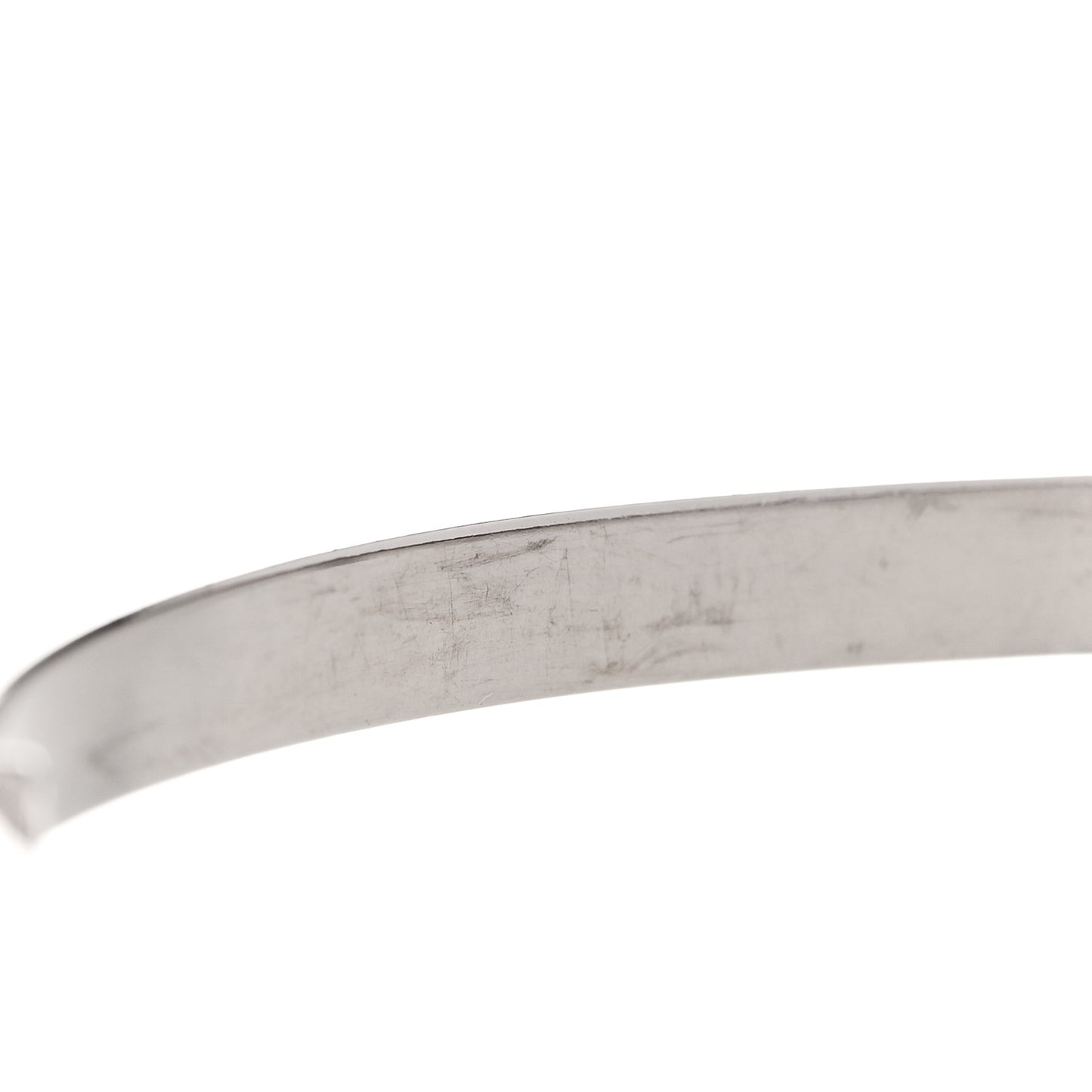 18K White Gold Small LOVE Bracelet 17