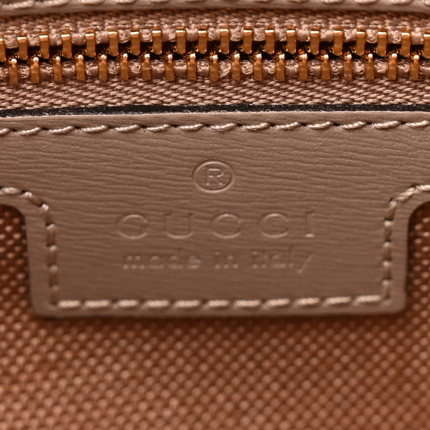 Gucci GG Shadow Monogram Super Mini Ophidia Shoulder Bag Taupe 6 of 10