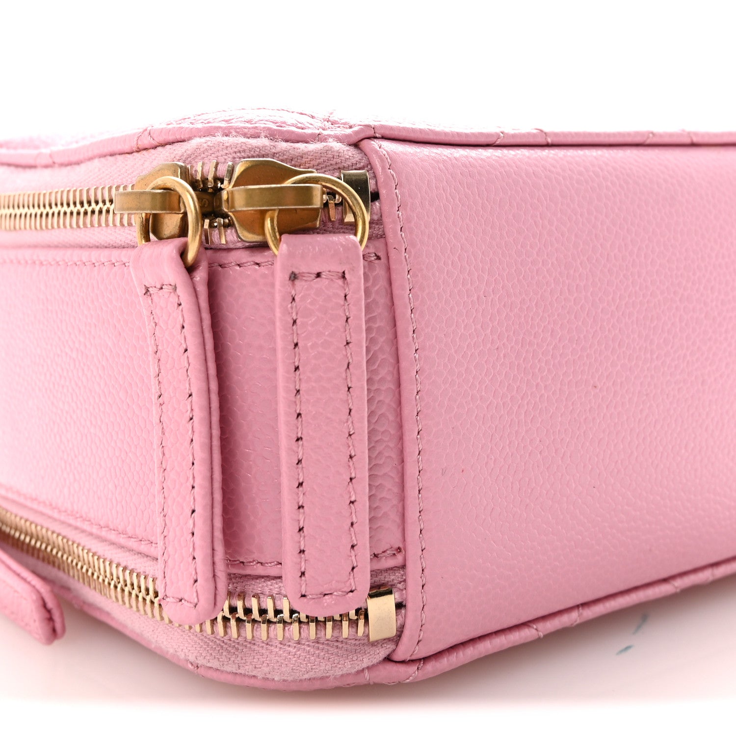 Chanel Caviar Quilted Pick Me Up Mini Vanity Case Pink 1882308