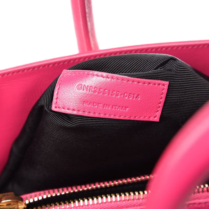 Saint Laurent Calfskin Small Sac De Jour Lipstick Fuchsia 9 of 9