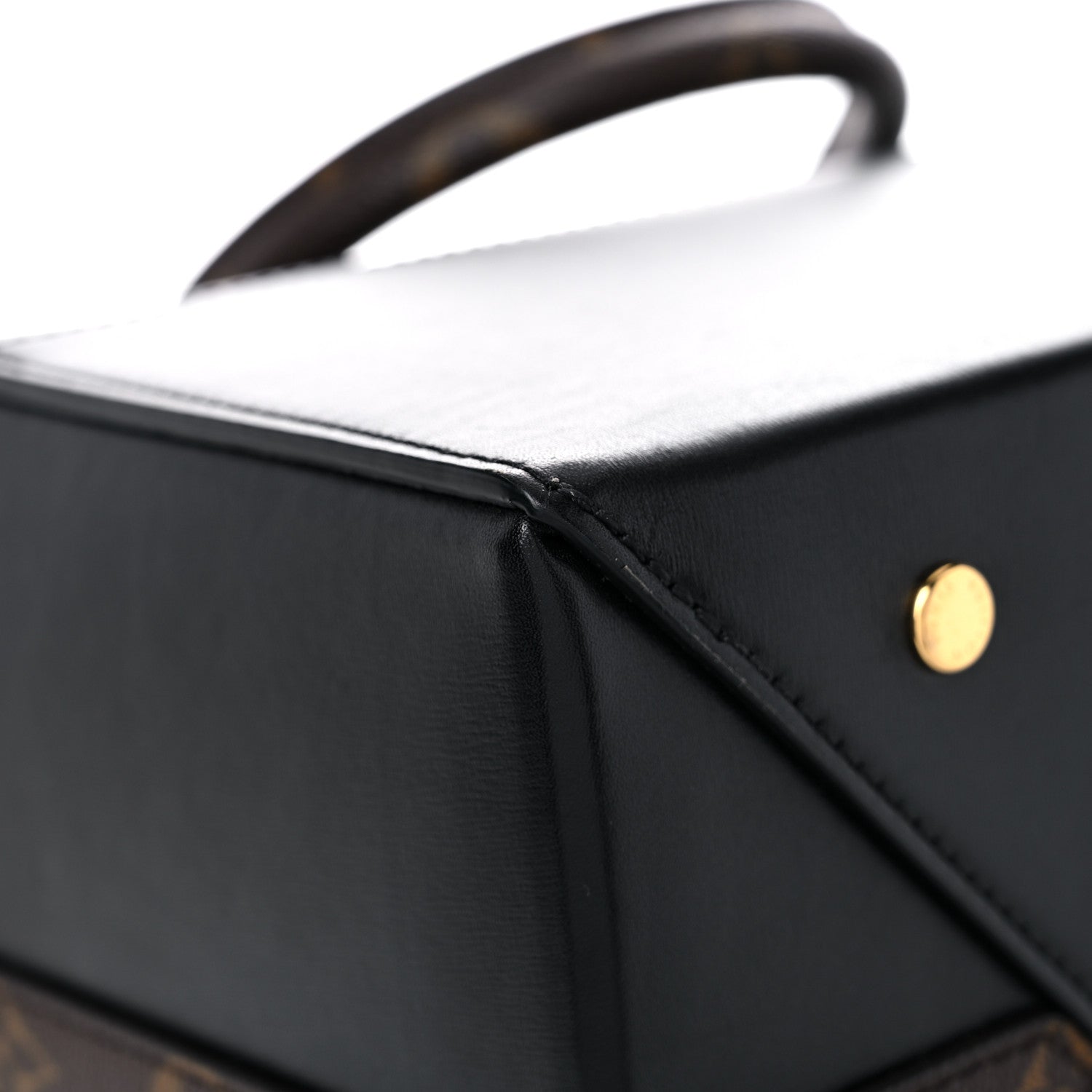 Louis Vuitton Calfskin Monogram Speedy Doctor 25 Black 17 of 33
