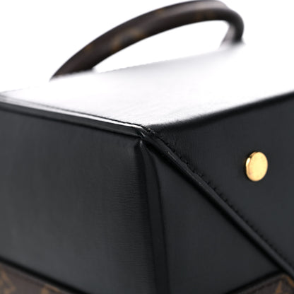 Louis Vuitton Calfskin Monogram Speedy Doctor 25 Black 17 of 33